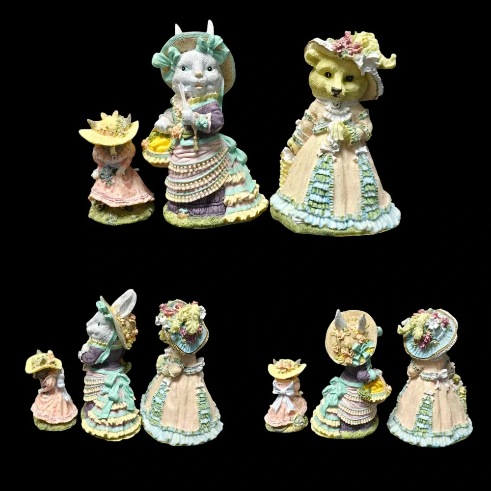 The Victorian Collection Easter Figurines Set of 8 Animal Characters VA01 - VA08